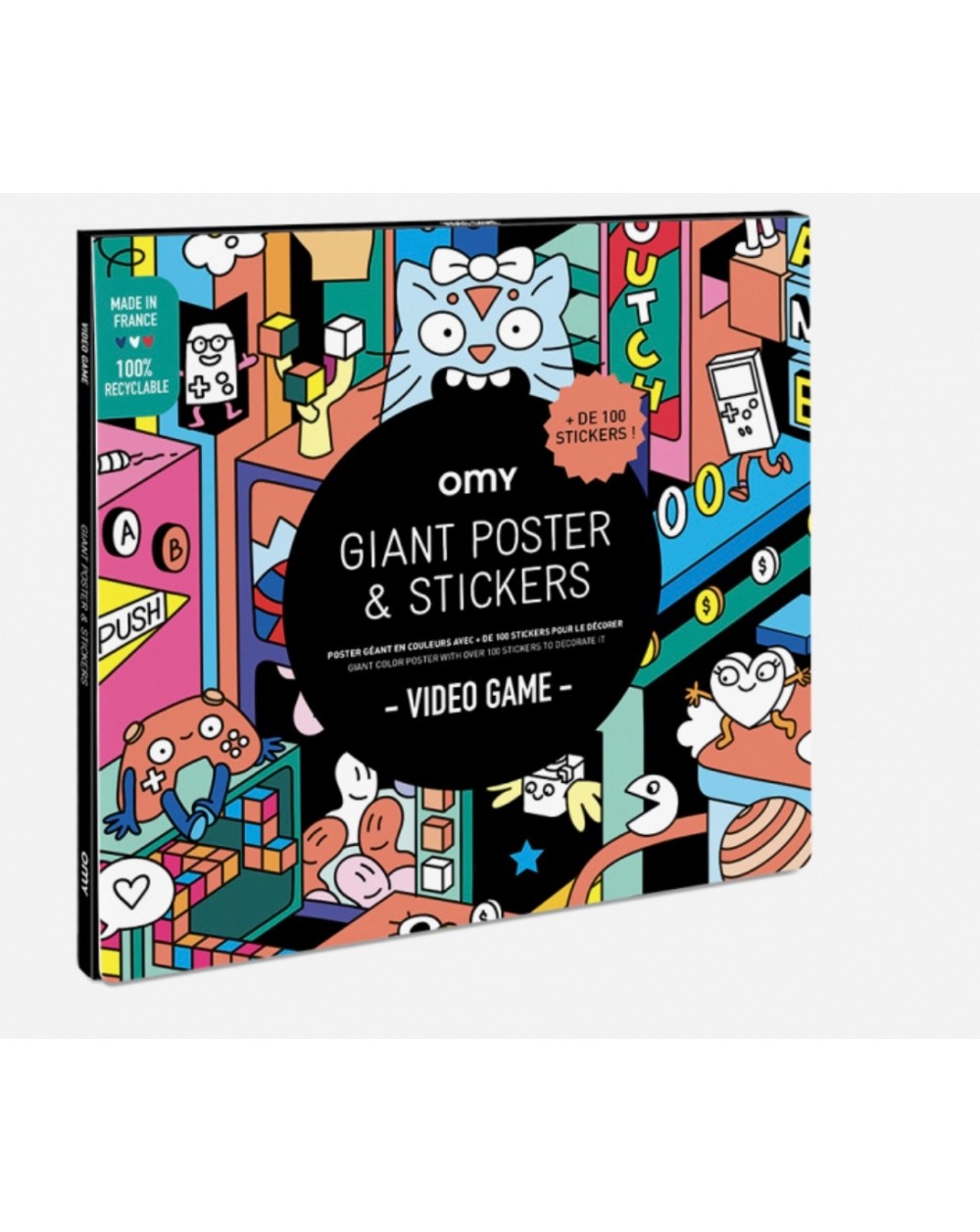 Omy - Poster geant & stickers Vidéo Game
