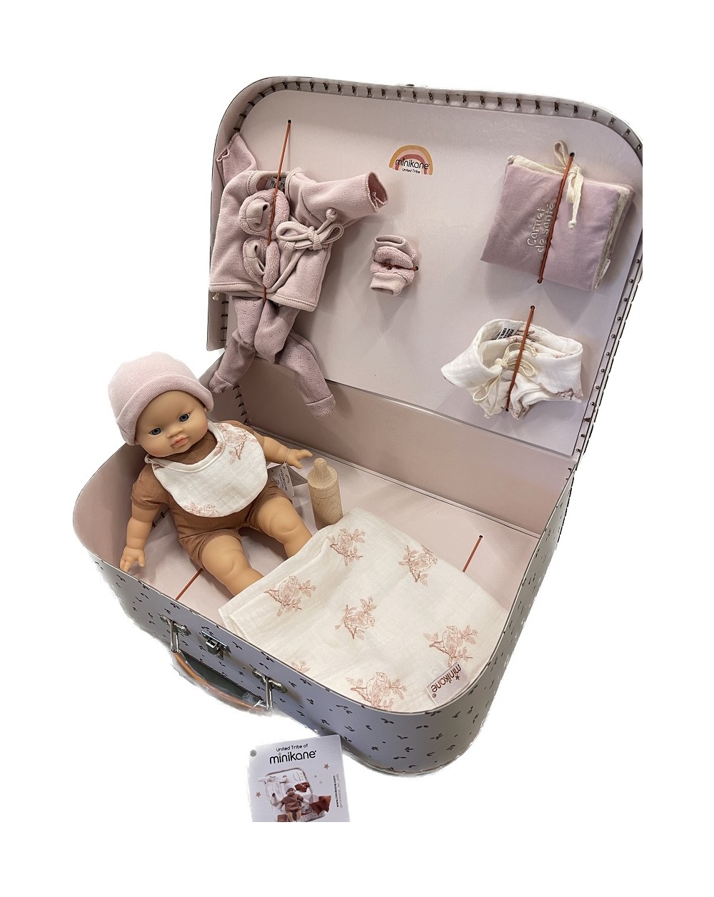 Minikane - Ma valise d'antan - Kit de naissance